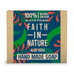 Faith in Nature - Rostlinné tuhé mýdlo s pravým Aloe Vera 100g